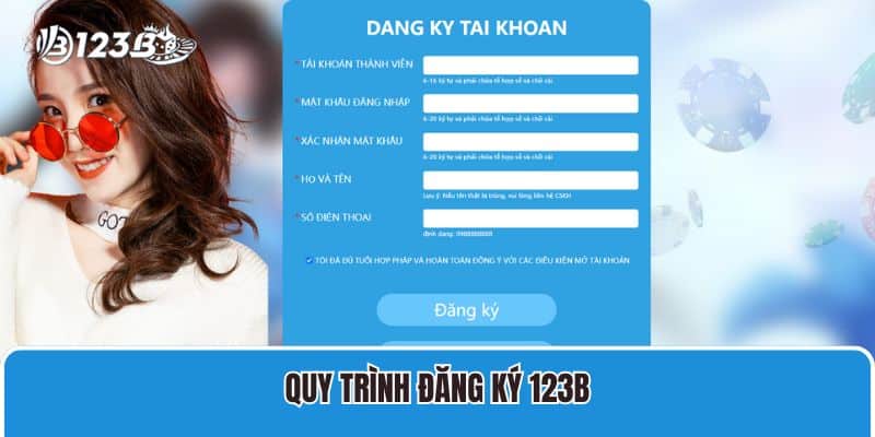 Hướng Dẫn Đăng Ký 123B 1 Quy trình đăng ký 123B